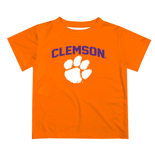 Clemson Tigers Vive La Fete Boys Game Day V2 Orange Short Sleeve Tee Shirt