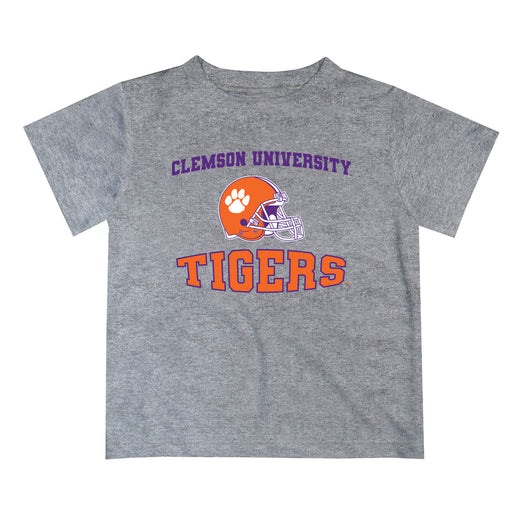 Clemson Tigers Vive La Fete Boys Game Day V3 Gray Short Sleeve Tee Shirt