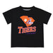 Clemson Tigers Vive La Fete State Map Black Short Sleeve Tee Shirt