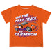 Clemson Tigers Vive La Fete Fast Track Boys Game Day Orange Short Sleeve Tee
