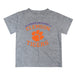 Clemson Tigers Vive La Fete Boys Game Day V1 Gray Short Sleeve Tee Shirt
