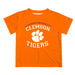 Clemson Tigers Vive La Fete Boys Game Day V1 Orange Short Sleeve Tee Shirt