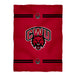 Central Washington Wildcats  Vive La Fete Game Day Soft Premium Fleece Red Throw Blanket 40 x 58" Logo & Stripes"