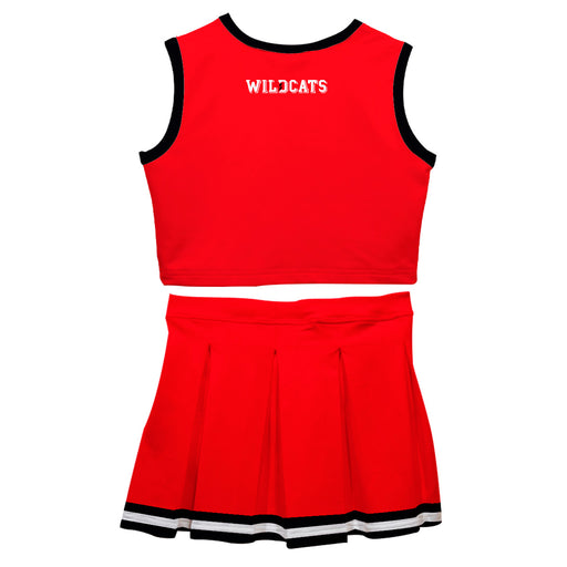 Davidson College Wildcats Vive La Fete Game Day Red Sleeveless Cheerleader Set - Vive La Fête - Online Apparel Store