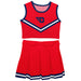 University of Dayton Flyers Vive La Fete Game Day Red Sleeveless Chearleader Set