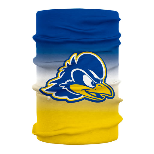 Delaware Blue Hens Vive La Fete Degrade Logo Game Day Collegiate Face Cover Soft 4 Way Stretch Neck Gaiter - Vive La Fête - Online Apparel Store