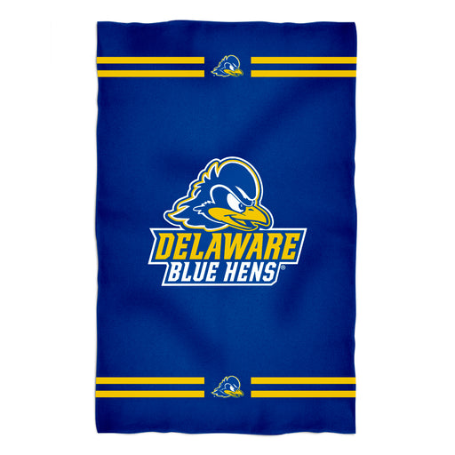 Delaware Blue Hens Vive La Fete Game Day Absorvent Premium Blue Beach Bath Towel 51 x 32" Logo and Stripes" - Vive La Fête - Online Apparel Store