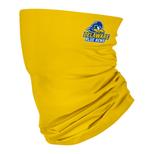 Delaware Blue Hens Vive La Fete Gold Game Day Collegiate Logo Face Cover Soft  Four Way Stretch Neck Gaiter - Vive La Fête - Online Apparel Store