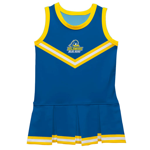 Delaware Blue Hens Vive La Fete Game Day Blue Sleeveless Cheerleader Dress
