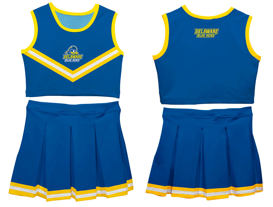 Delaware Blue Hens Vive La Fete Game Day Blue Sleeveless Cheerleader Set - Vive La Fête - Online Apparel Store