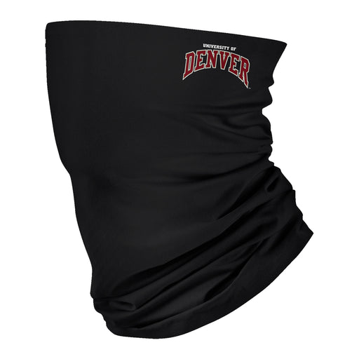 University of Denver Pioneers Neck Gaiter Solid Black - Vive La Fête - Online Apparel Store