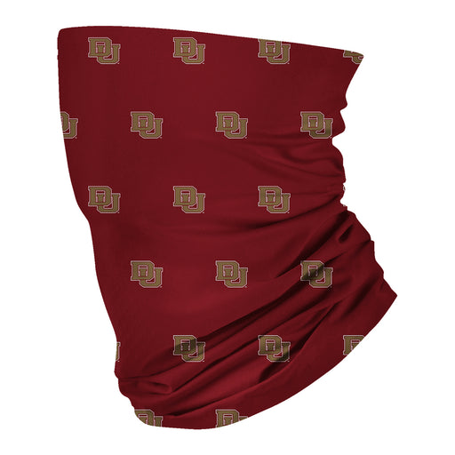 Denver Pioneers Vive La Fete All Over Logo Game Day Collegiate Face Cover Soft 4-Way Stretch Two Ply Neck Gaiter - Vive La Fête - Online Apparel Store