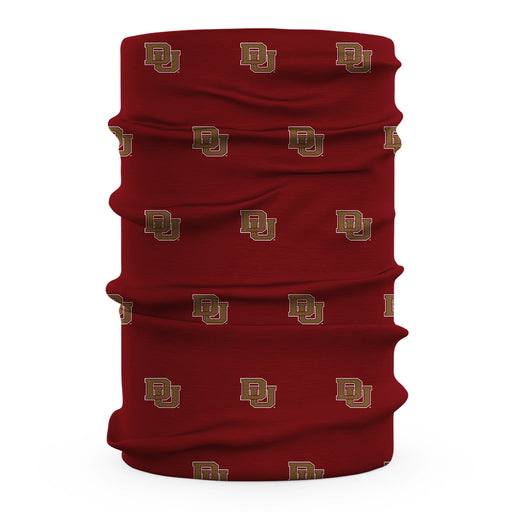 Denver Pioneers Vive La Fete All Over Logo Game Day Collegiate Face Cover Soft 4-Way Stretch Two Ply Neck Gaiter - Vive La Fête - Online Apparel Store