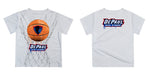 Depaul Blue Demons Original Dripping Basketball White T-Shirt by Vive La Fete - Vive La Fête - Online Apparel Store