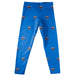 Depaul Blue Demons Leggings Blue All Over Logo - Vive La Fête - Online Apparel Store