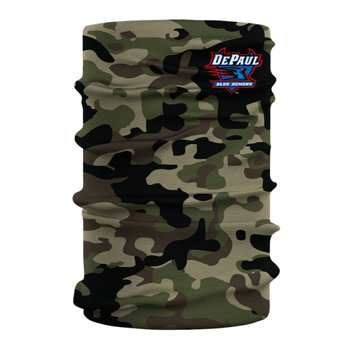Depaul Blue Demons Neck Gaiter Camo Green - Vive La Fête - Online Apparel Store