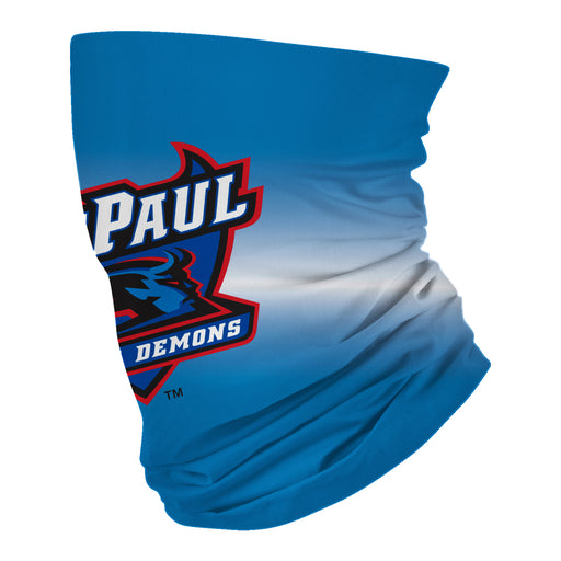 Depaul University Blue Demons Neck Gaiter Degrade Blue and White - Vive La Fête - Online Apparel Store