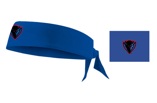 Depaul Blue Demons Vive La Fete Blue Head Tie Bandana - Vive La Fête - Online Apparel Store