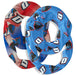 Depaul Blue Demons Vive La Fete All Over Logo Game Day Collegiate Women Set of 2 Light Weight Ultra Soft Infinity Scarfs