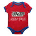 Depaul Blue Demons Vive La Fete Infant Game Day Red Short Sleeve Onesie New Fan Logo and Mascot Bodysuit