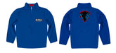 Depaul Blue Demons Vive La Fete Game Day Solid Blue Quarter Zip Pullover Sleeves - Vive La Fête - Online Apparel Store