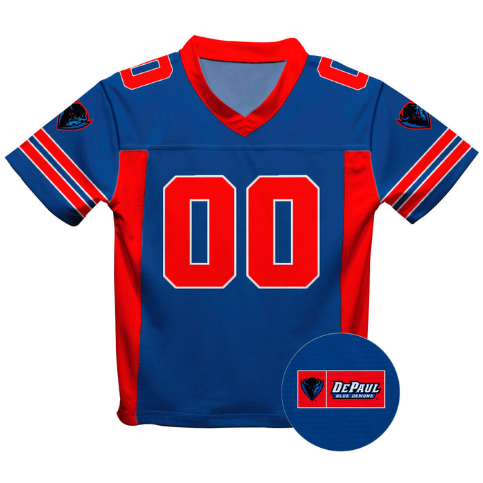 Depaul Blue Demons Vive La Fete Game Day Blue Boys Fashion Football T-Shirt - Vive La Fête - Online Apparel Store