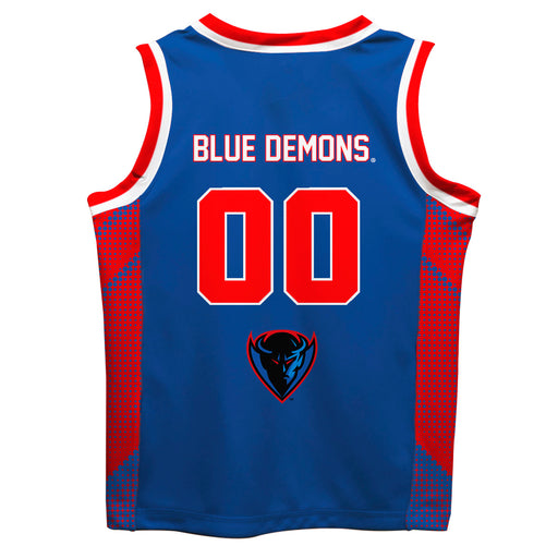 Depaul Blue Demons Vive La Fete Game Day Blue Boys Fashion Basketball Top - Vive La Fête - Online Apparel Store