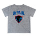 Depaul Blue Demons Vive La Fete Boys Game Day V2 Heather Gray  Short Sleeve Tee Shirt