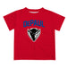 Depaul Blue Demons Vive La Fete Boys Game Day V2 Red Short Sleeve Tee Shirt