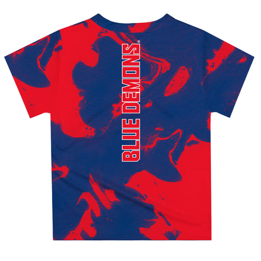 Depaul Blue Demons Vive La Fete Marble Boys Game Day Blue Short Sleeve Tee - Vive La Fête - Online Apparel Store