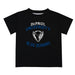 Depaul Blue Demons Vive La Fete Boys Game Day V1 Black Short Sleeve Tee Shirt
