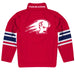 Utah Tech Trailblazers Vive La Fete Game Day Red Quarter Zip Pullover Stripes on Sleeves - Vive La Fête - Online Apparel Store