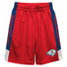 Utah Tech Trailblazers Vive La Fete Game Day Red Stripes Boys Solid Blue Athletic Mesh Short