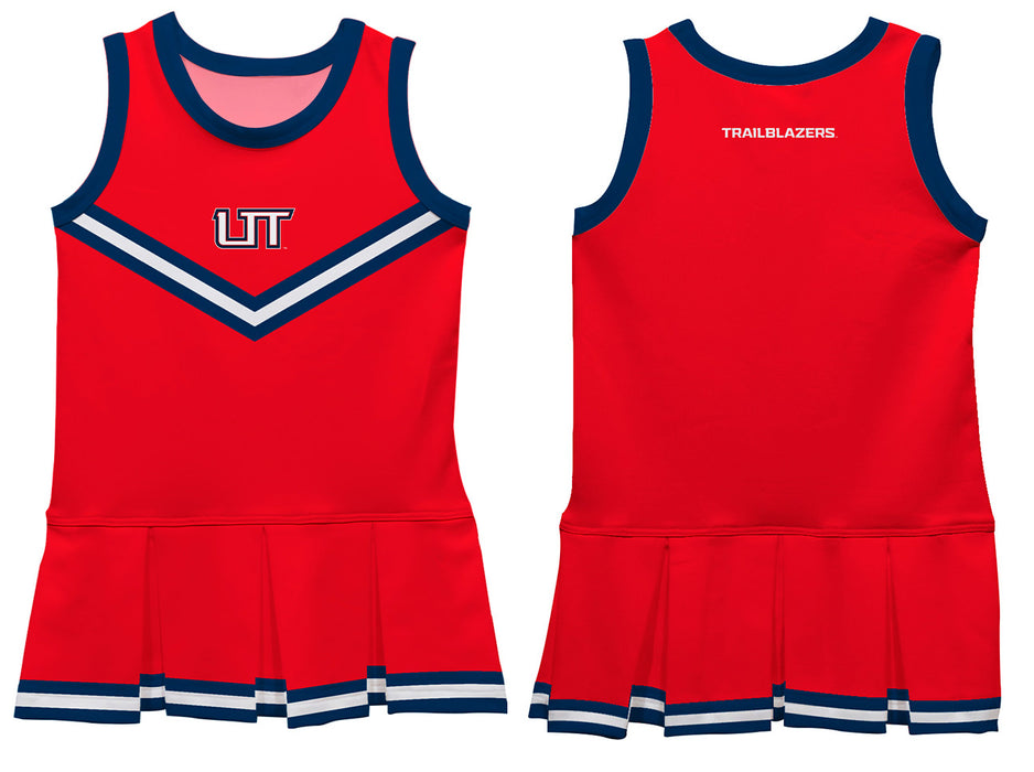 Utah Tech Trailblazers Vive La Fete Game Day Red Sleeveless Cheerleader Dress - Vive La Fête - Online Apparel Store