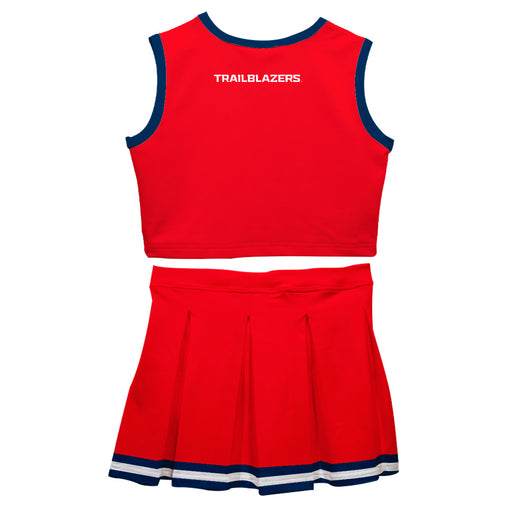 Utah Tech Trailblazers Vive La Fete Game Day Red Sleeveless Cheerleader Set - Vive La Fête - Online Apparel Store
