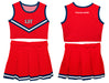Utah Tech Trailblazers Vive La Fete Game Day Red Sleeveless Cheerleader Set - Vive La Fête - Online Apparel Store