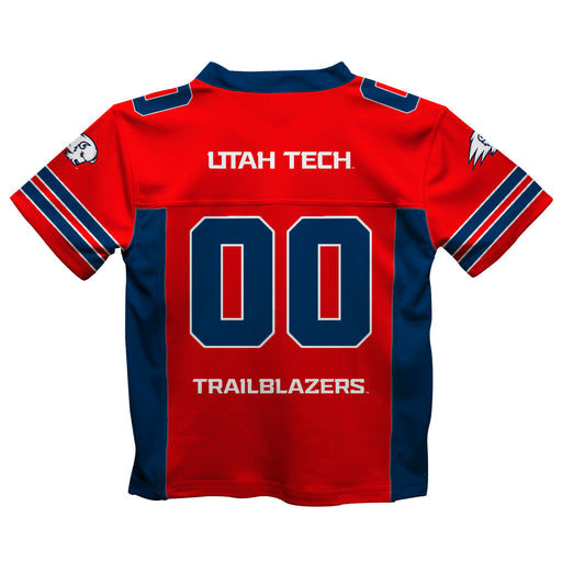 Utah Tech University Trailblazers Vive La Fete Game Day Red Boys Fashion Football T-Shirt - Vive La Fête - Online Apparel Store