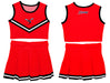 Delaware State Hornets Vive La Fete Game Day Red Sleeveless Cheerleader Set - Vive La Fête - Online Apparel Store