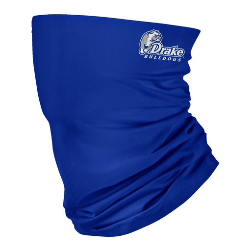 Drake University Bulldogs Vive La Fete Blue Game Day Collegiate Logo Face Cover Soft  Four Way Stretch Neck Gaiter - Vive La Fête - Online Apparel Store