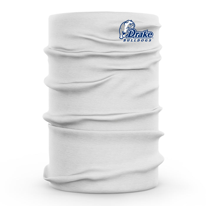 Drake University Bulldogs Vive La Fete White Game Day Collegiate Logo Face Cover Soft  Four Way Stretch Neck Gaiter - Vive La Fête - Online Apparel Store
