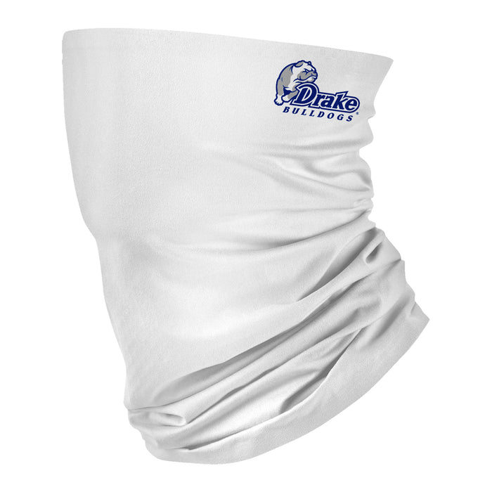 Drake University Bulldogs Vive La Fete White Game Day Collegiate Logo Face Cover Soft  Four Way Stretch Neck Gaiter - Vive La Fête - Online Apparel Store