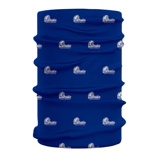 Drake Bulldogs Vive La Fete All Over Logo Game Day Collegiate Face Cover Soft 4-Way Stretch Two Ply Neck Gaiter - Vive La Fête - Online Apparel Store