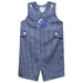 Drake University Bulldogs Embroidered Navy Gingham Boys Jon Jon