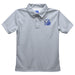 Drake University Bulldogs Embroidered Gray Short Sleeve Polo Box Shirt