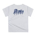 Drake Bulldogs Original Dripping Basketball Blue T-Shirt by Vive La Fete - Vive La Fête - Online Apparel Store