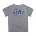 Drake Bulldogs Original Dripping Basketball Blue T-Shirt by Vive La Fete - Vive La Fête - Online Apparel Store