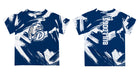 Drake University Bulldogs Vive La Fete Boys Game Day Blue Short Sleeve Tee Paint Brush - Vive La Fête - Online Apparel Store