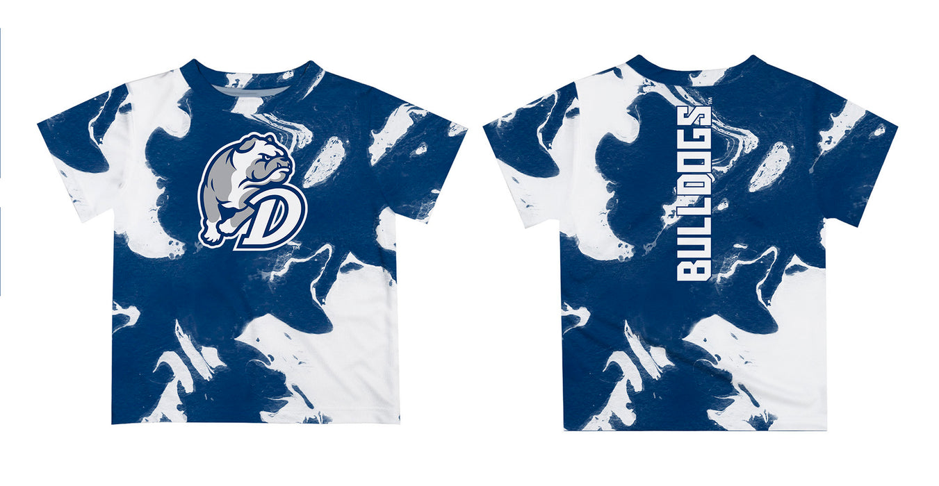 Drake University Bulldogs Vive La Fete Marble Boys Game Day Blue Short Sleeve Tee - Vive La Fête - Online Apparel Store