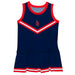 Duquesne Dukes Vive La Fete Game Day Blue Sleeveless Cheerleader Dress