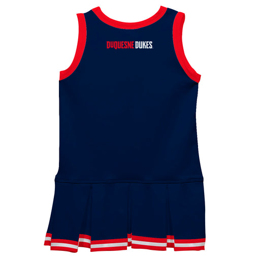 Duquesne Dukes Vive La Fete Game Day Blue Sleeveless Cheerleader Dress - Vive La Fête - Online Apparel Store
